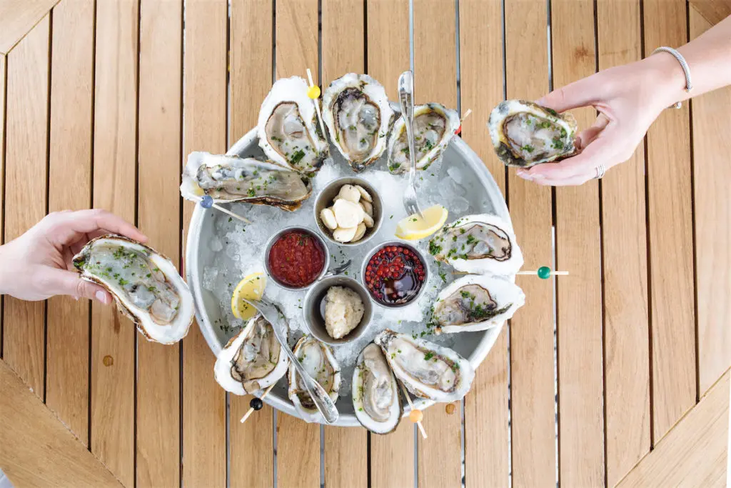 Oysters are a must-try at Hudson House. (Photo by Kathy Tran)