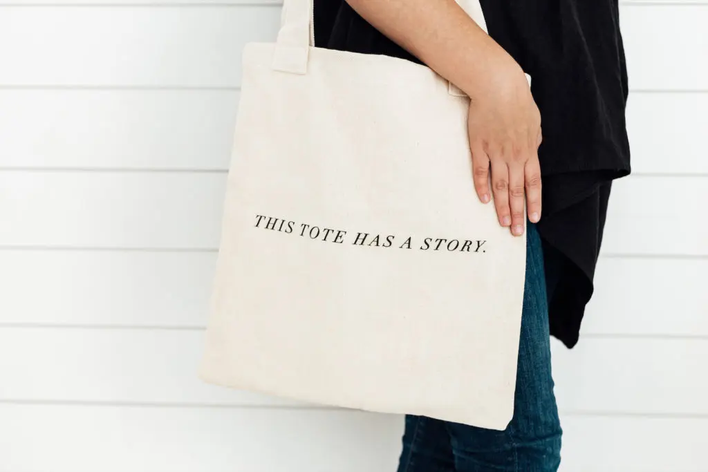 The kit includes Tribe Alive's sustainable 100% up-cycled denim tote handmade in Guatemala. 
