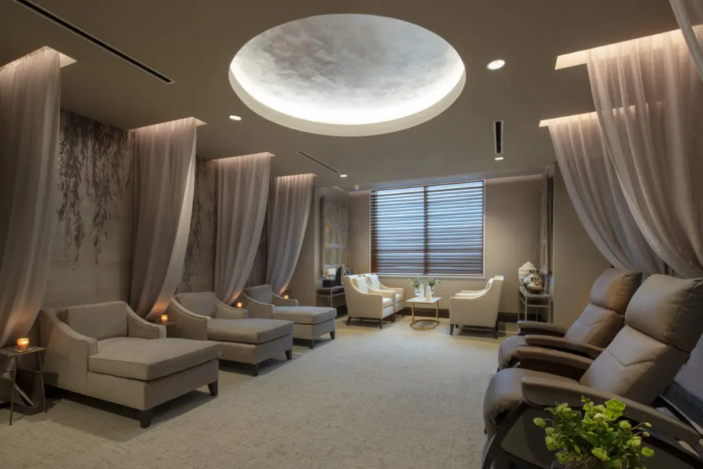 The Quiet Room in the award-winning Post Oak Hotel Spa which earned Forbes Travel Guide's Five Star Award.  (Photo Courtesy of Fertitta Entertainment)