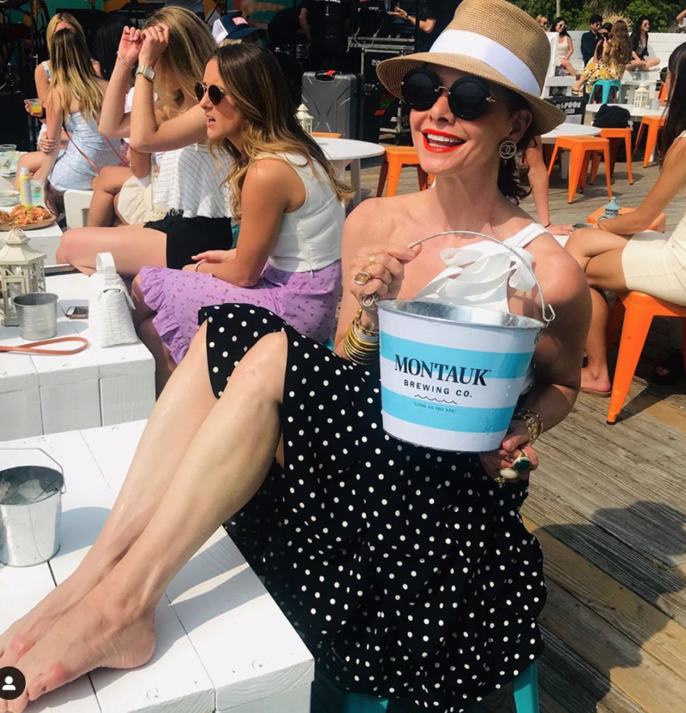 Luxury consignment star Marla Hurley basks in the sun in an updated fedora.