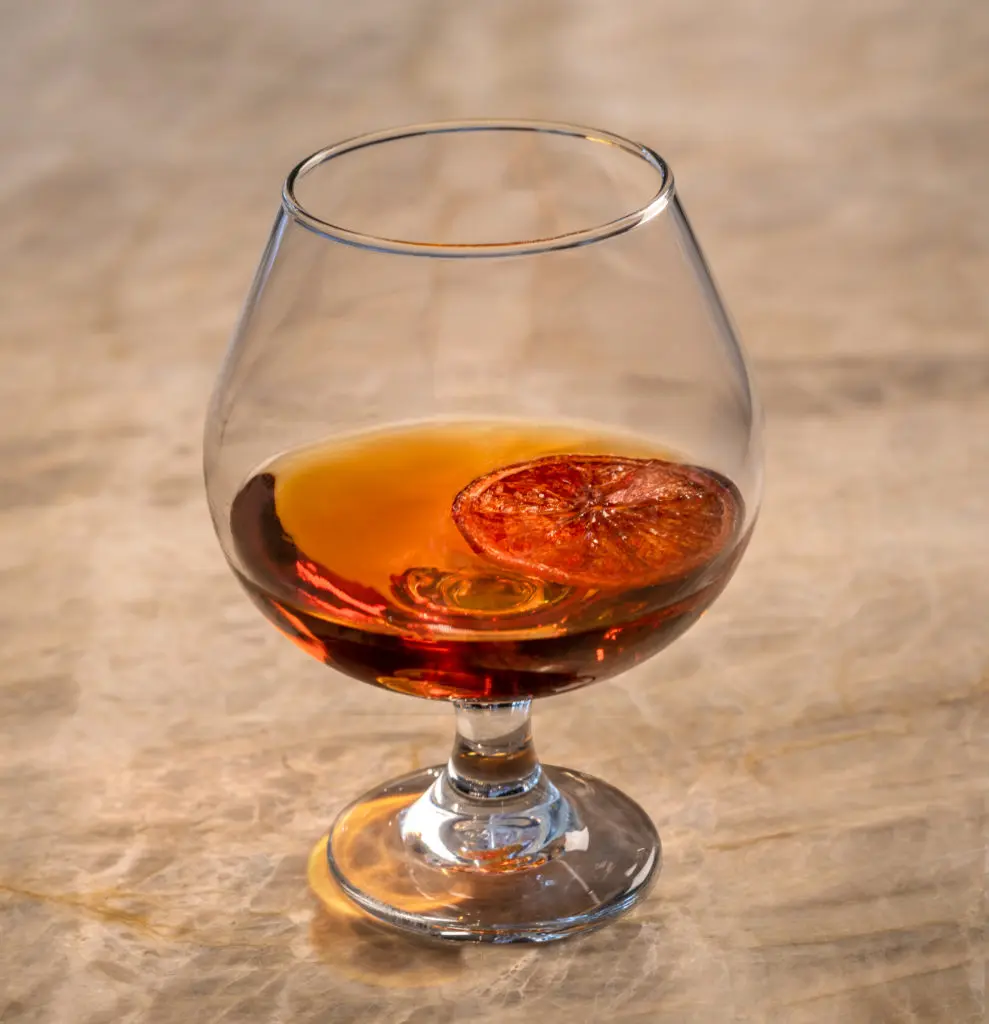 One of Perry's signature cocktails - The Godfather Returns.