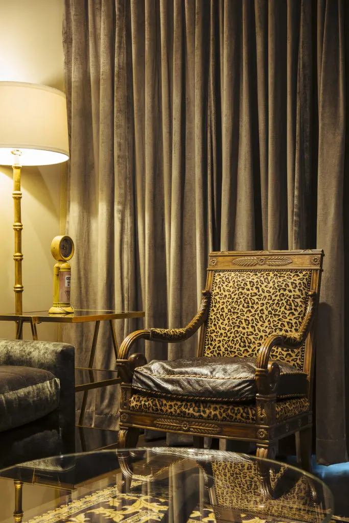 The Black Gold Suite at Hotel ZaZa Memorial City.  (Hotel ZaZa photo)