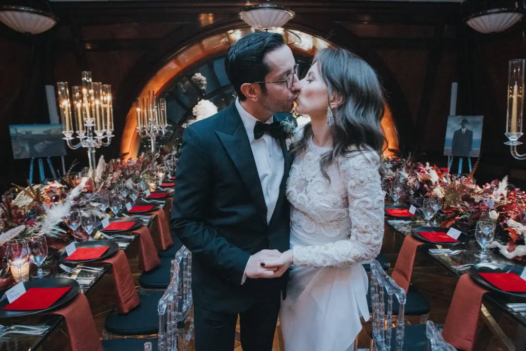 Oliver and Sarah Davey in the transformed Crescent Club in Dallas (Photo by Bowie Alexander)