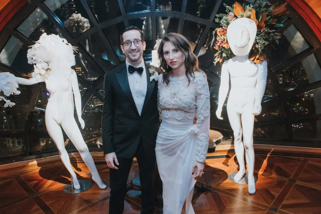 Oliver and Sarah Davey in the transformed Crescent Club in Dallas  (Photo by Bowie Alexander)