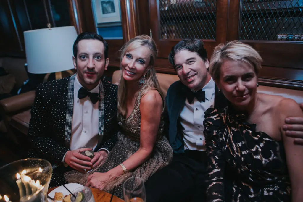 Oliver Davey, Nancy Rogers, Brady and Megan Wood (Photo by Bowie Alexander)
