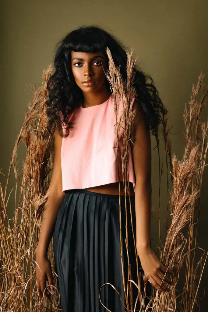 Enter The Pop-Up Co-Op raffle for the chance to shop from participating brand Shop 1988. (Model: Maya West; MUA: Adele Garcia; Hair: Louis Lopez; Photographer: Clay Moss; Clothes: Shop 1988)