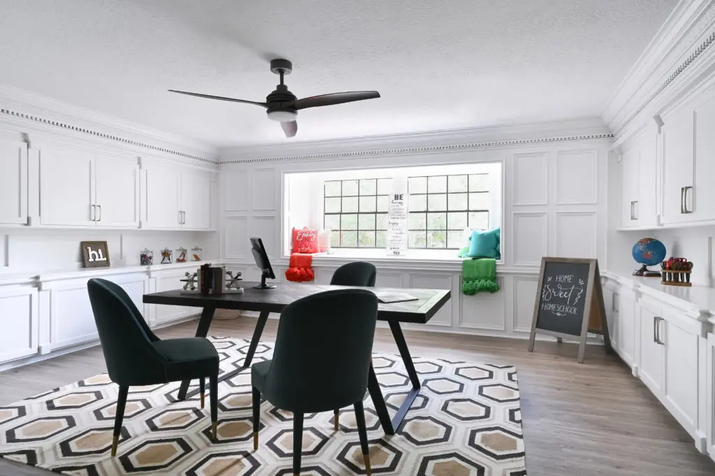 The second floor game room at the Waterstreet renovation in The Woodlands.