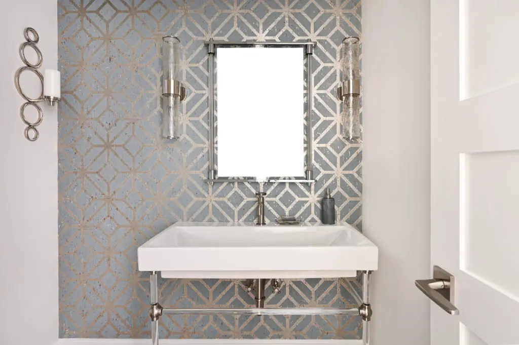 Detail in the guest bathroom
