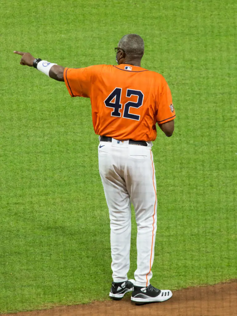 The Houston Astros walking off in protest of racial injustice and not playing a scheduled game created some powerful scenes. (Photo by F. Carter Smith)