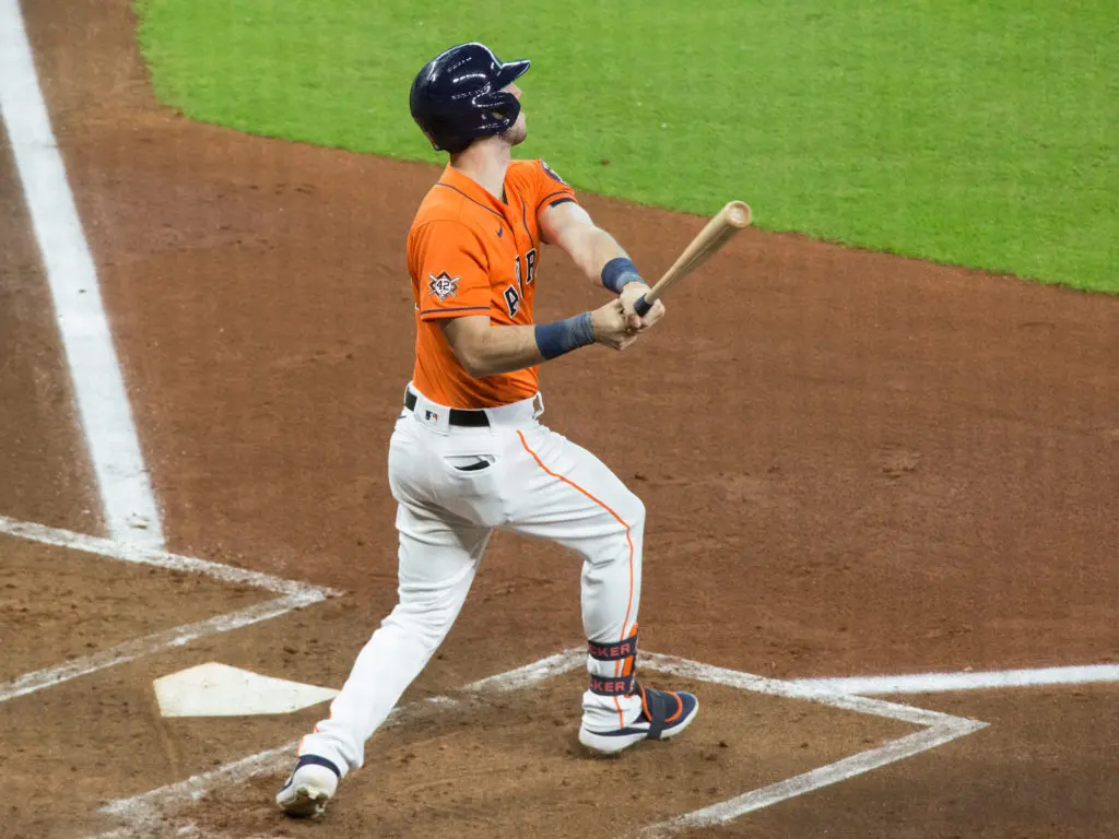 Kyle Tucker does not believe in batting gloves. (Photo by F. Carter Smith)