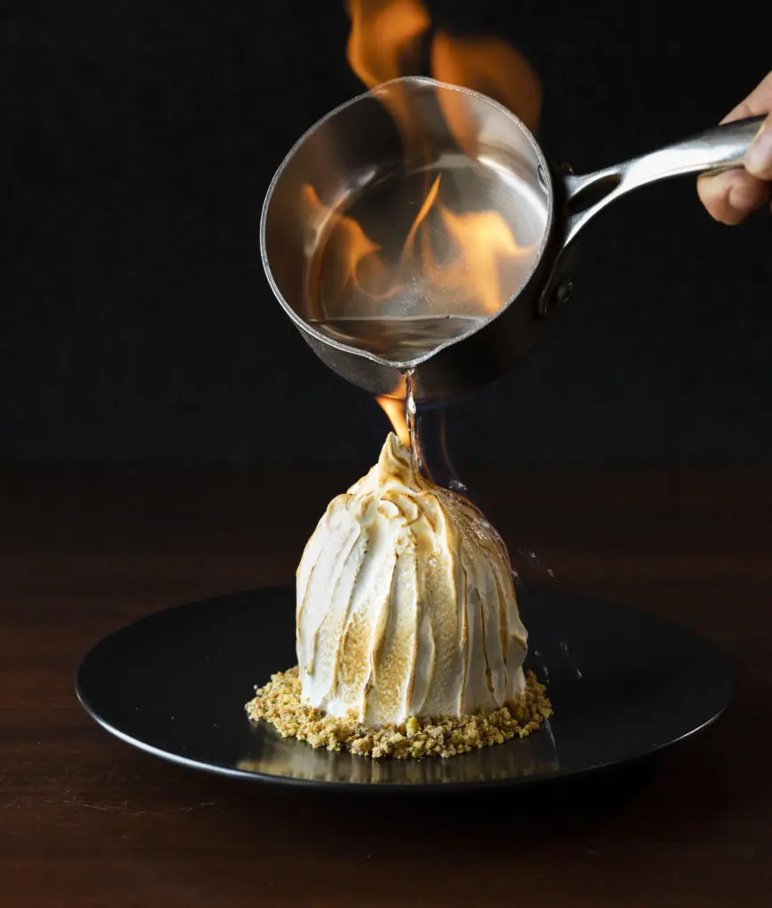 Bludorn's Baked Alaska (Photo by Julie Soefer)