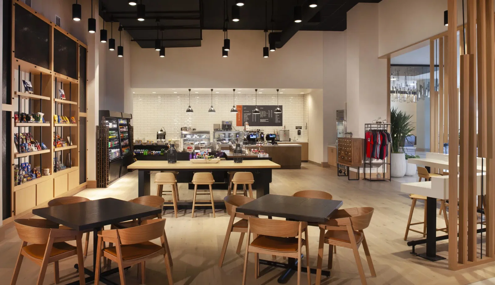 The Copper & Steel Market offers coffee and grab-and-go bites as well.
