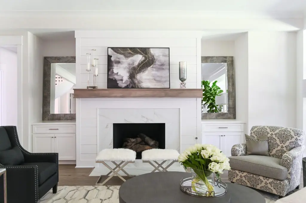 All furnishings in the Watertree Renovation are from the Charbonneau Studio collection, the firm's online home decor shop curated by the owner and her design team.