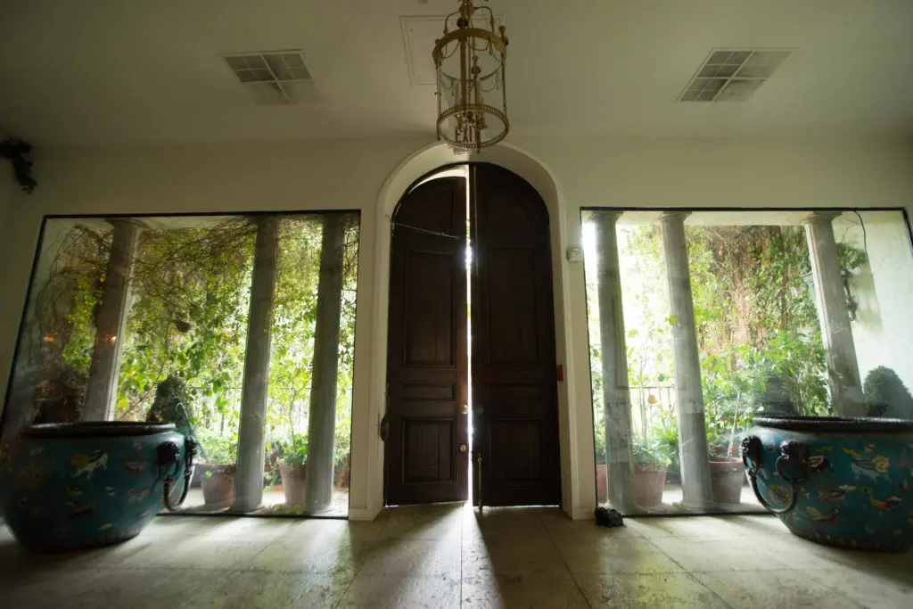 A towering doorway in Gertz’s treasure-filled store.