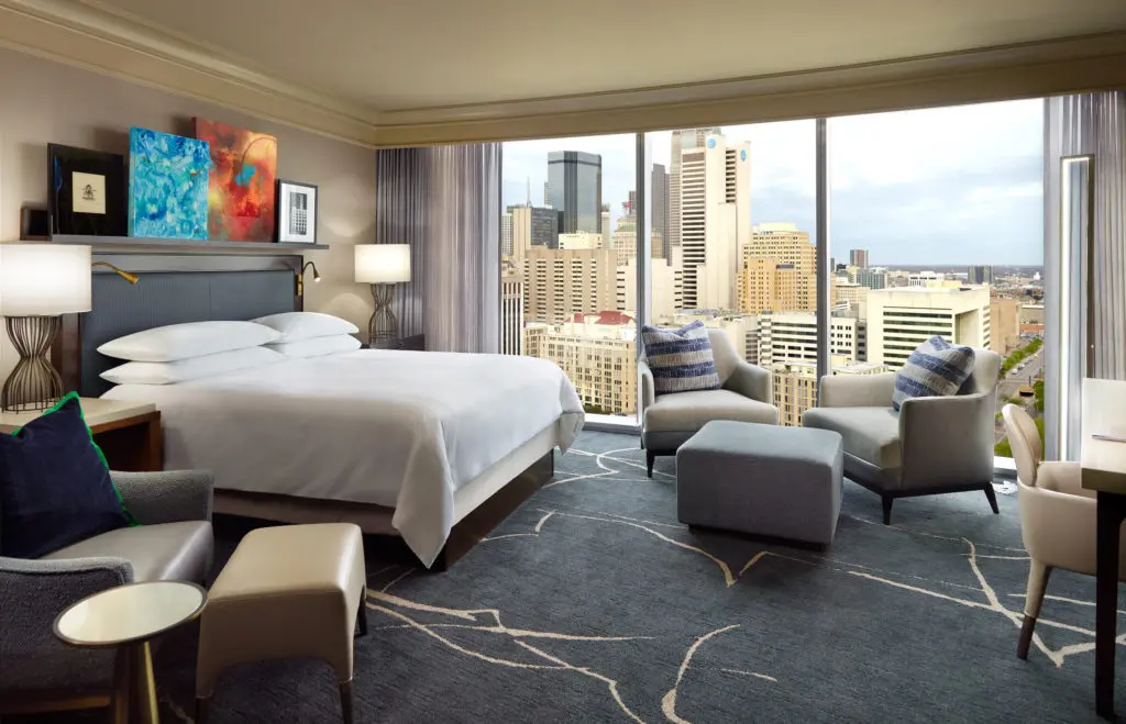 The deluxe suites are spacious and luxurious.