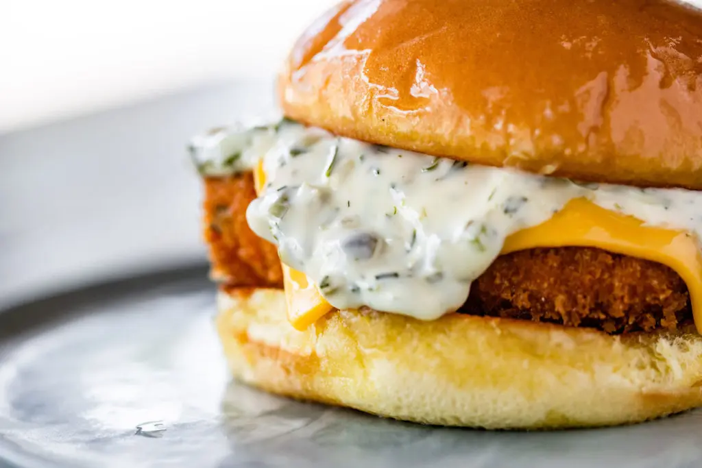 Louie's fried fish sandwich puts fast food joints like McDonald's to shame. (Photo by Kirsten Gilliam)