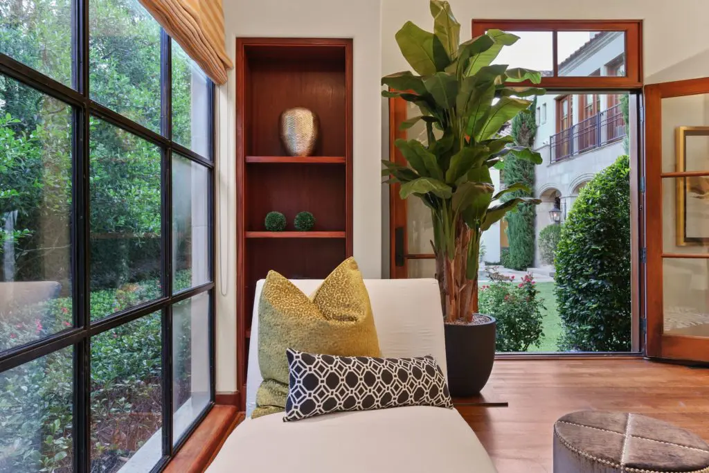 Views of green space from every room.