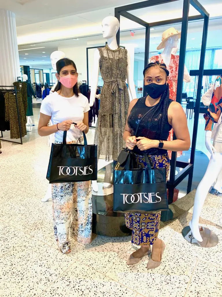 Sarika Patel, Diana Mosenge (Photo by Dress for Success)