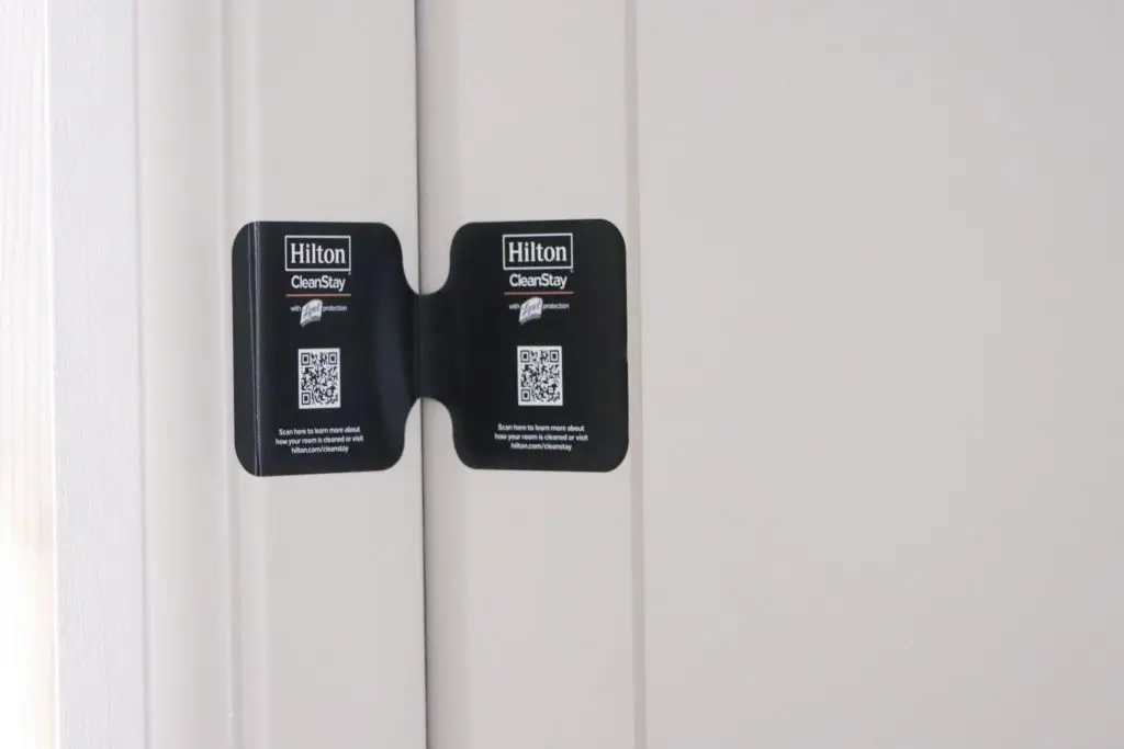 Guest rooms and meeting rooms are sealed for added peace of mind.