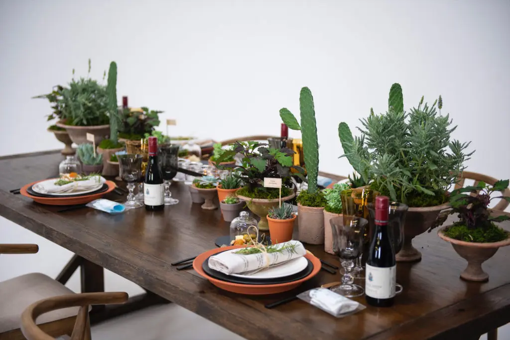 A tablescape capturing sustainable entertaining. (courtesy)