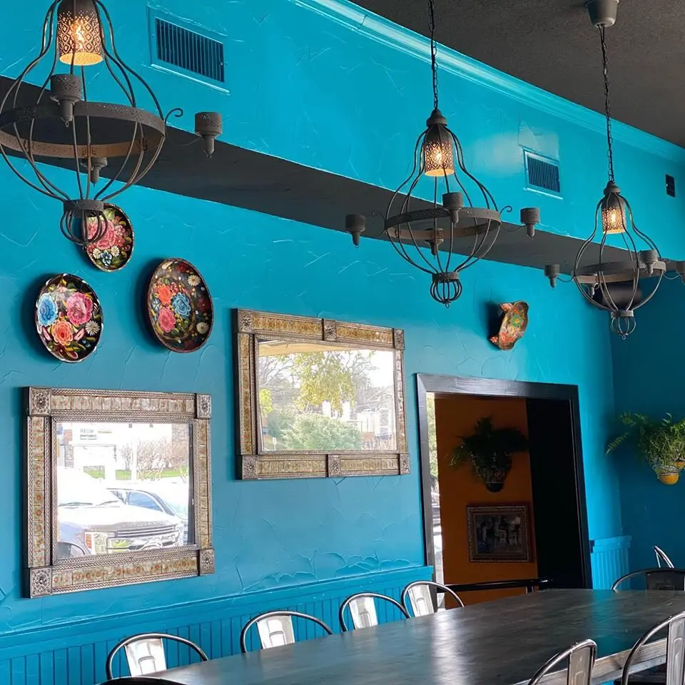 The colorful interior at the prototype Enchilada’s Olé, will set the tone for all others.