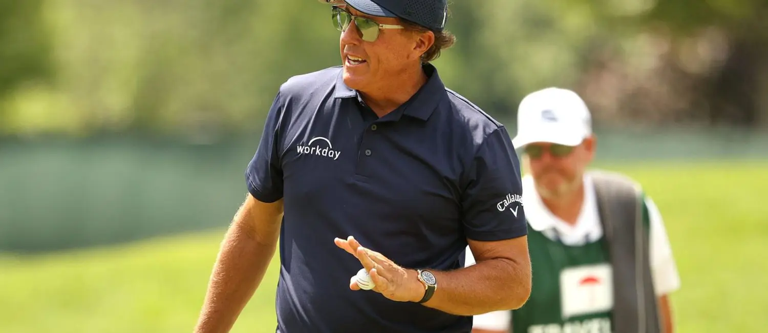 Phil Mickelson sunglasses TV