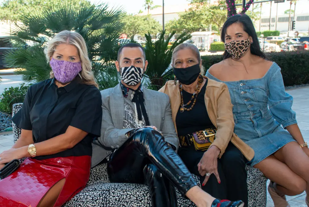 Amanda Boffone, Tootsies creative director Fady Armanious, Dr. Yvonne Cormier, Stephanie Fleck in September during a Tootsies fall fashion preview.(Photo by Jacob Power)