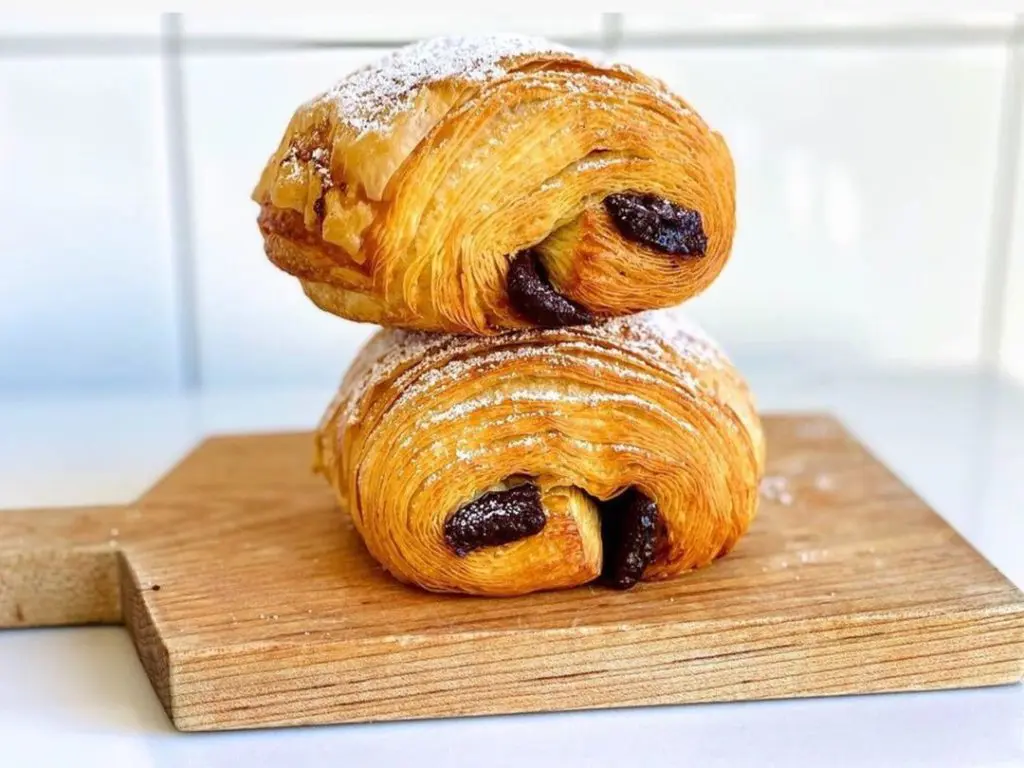 Black Rooster Bakery's chocolate croissants. 