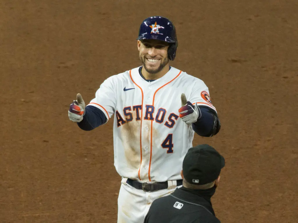 George Springer is getting that old Astros feeling back. (Photo by F. Carter Smith)