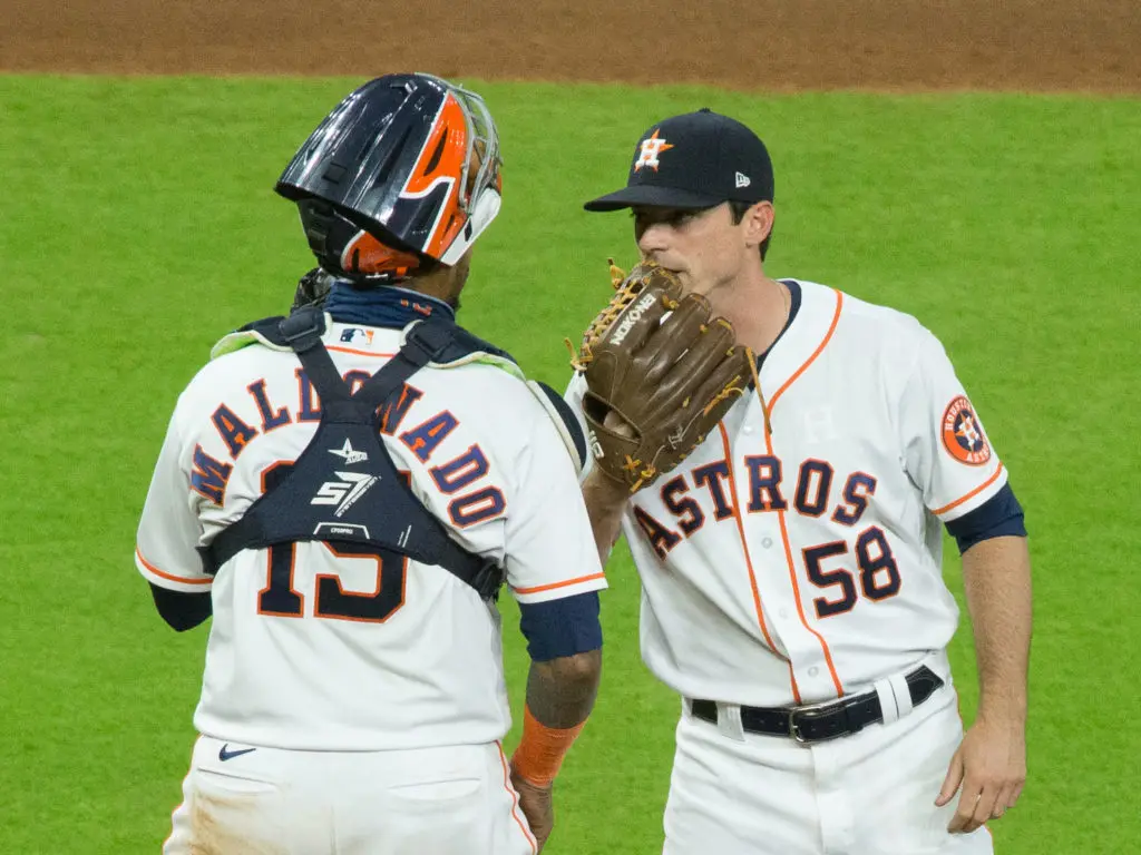 Left-handed reliever Brools Raley is valuable for the Astros. (Photo by F. Carter Smith)