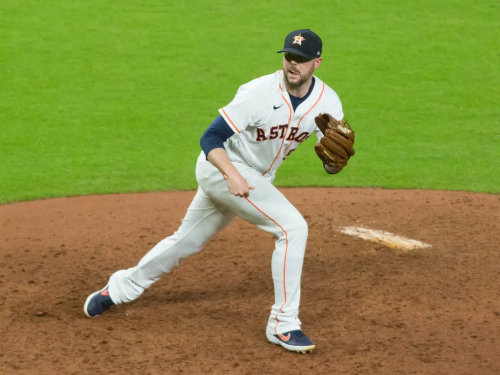 Astros closer Ryan Pressly knows every time he pitches is going to be a high-leverage situation. (Photo by F. Carter Smith)