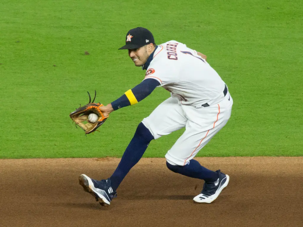Carlos Correa has become a defensive wizard at shortstop. (Photo by F. Carter Smith)