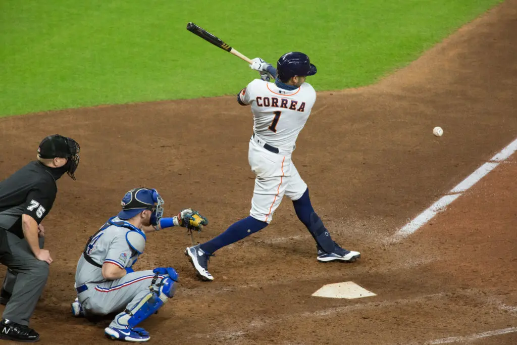 The Houston Astros and Texas Rangers played the third game of their series in the final homestand in Minute Maid Park, September 17, 2020.