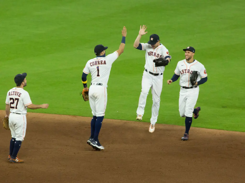 The Houston Astros and Texas Rangers played the third game of their series in the final homestand in Minute Maid Park, September 17, 2020.