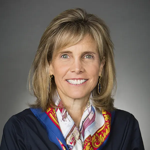 Carin Barth, president and director of the Welch Foundation, announces the $100 million gift to Rice University. (LinkedIn photo)