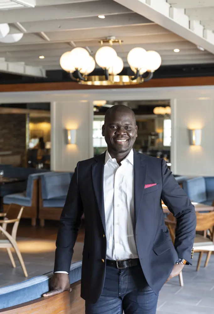 Bludorn partner and general manager Cherif Mbodji (Photo by Shelby Hodge)