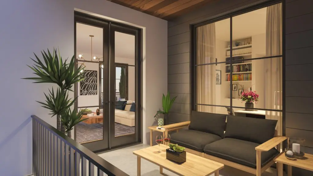 City Home – outdoor living space