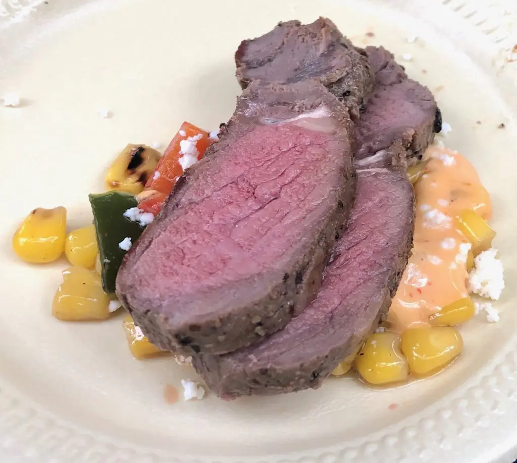 A sliced beef plate. Photo by Courtney Dabney.