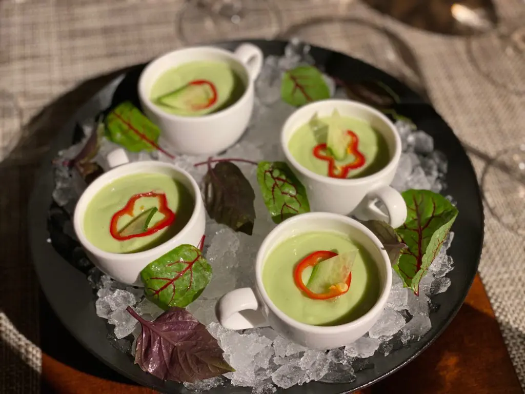 Cucumber and avocado soup (Photo by Shelby Hodge)