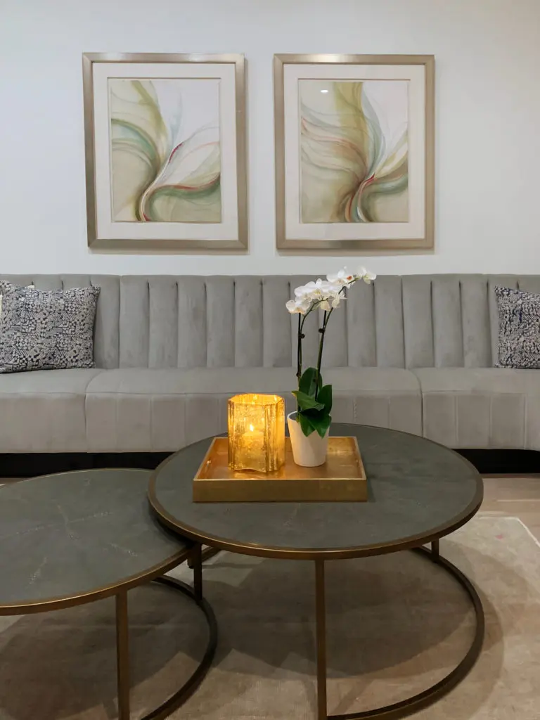 An expanded relaxation room. 
