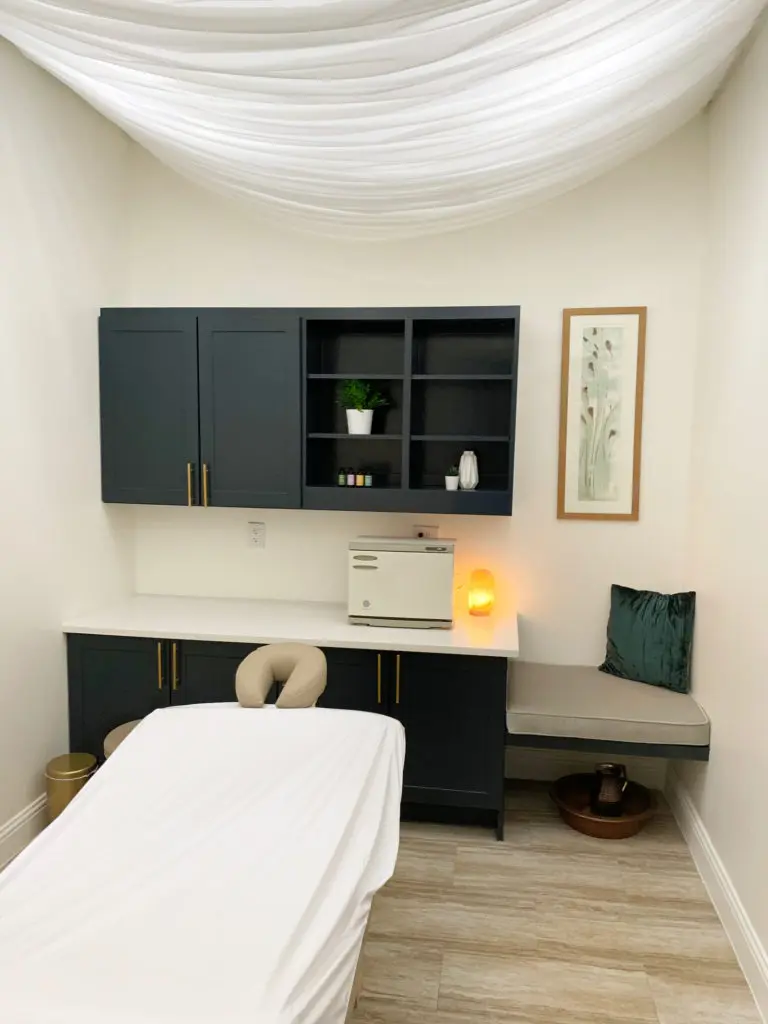 One of 21 new treatment rooms at Hiatus Spa + Retreat's Inwood Village flagship. 