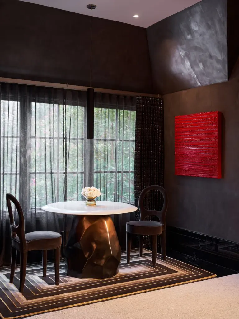 Upstairs living room designed by Ten Plus Three. (Photo by Stephen Karlisch)