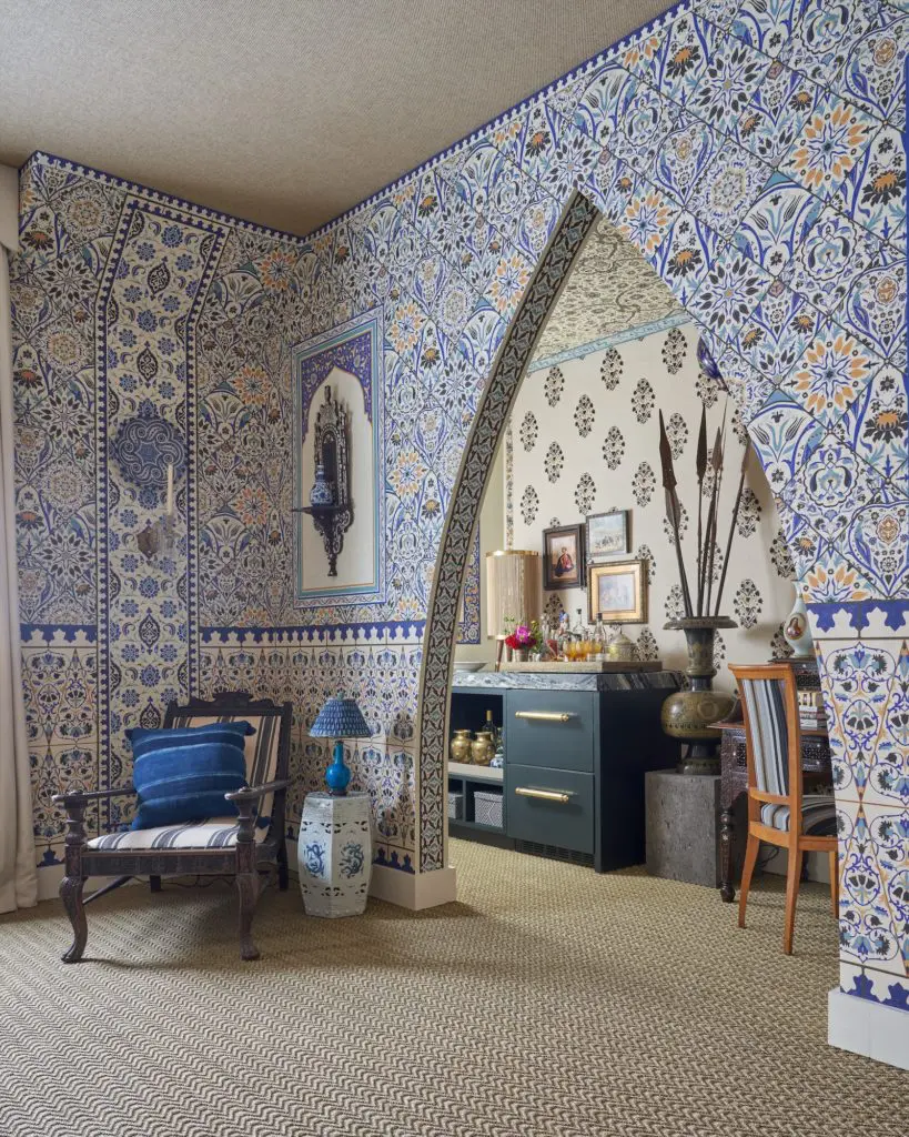 Writer's lair designed by Michelle Nussbaumer. (Photo by Stephen Karlisch)