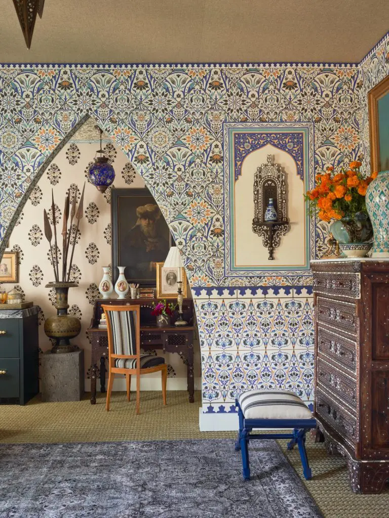 Writer's lair designed by Michelle Nussbaumer. (Photo by Stephen Karlisch)