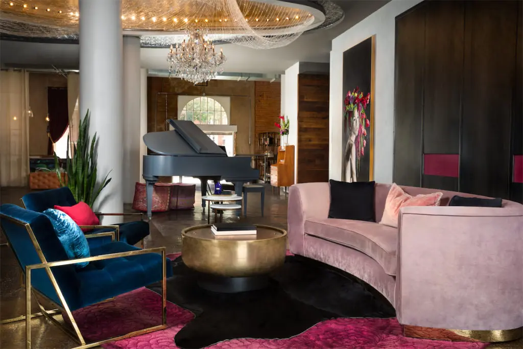 The Canvas Hotel lobby features a revamped entrance and social hub. (Courtesy of CANVAS)