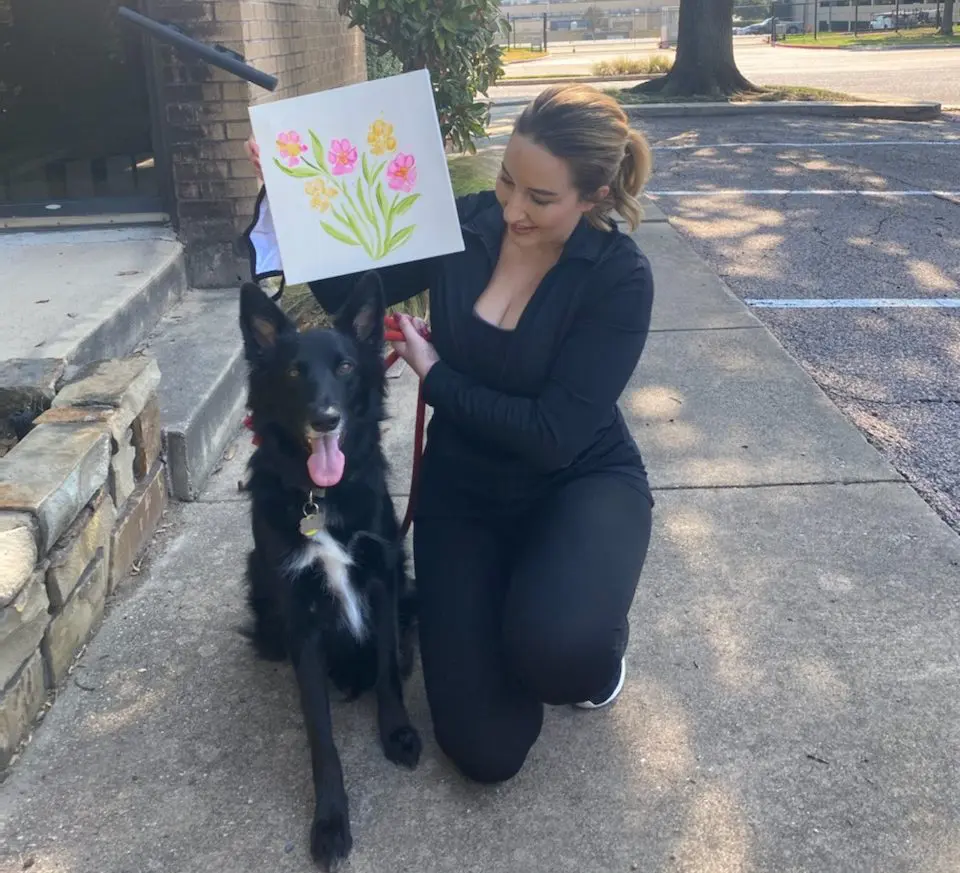 Paw Print Painting