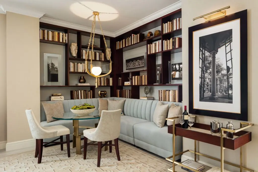 The dining area of the Penthouse.