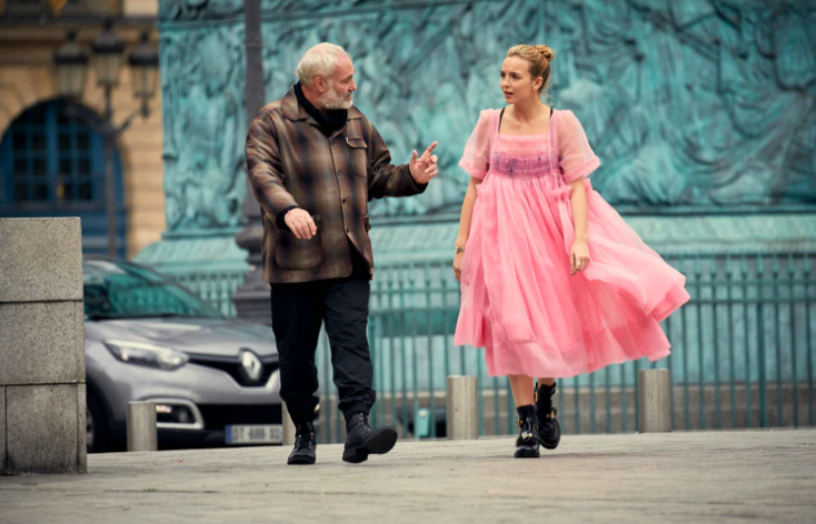 Jodie Villanelle wears a signature pink Molly Goddard dress in the hit series "Killing Eve." (Photo courtesy of Killing Eve)