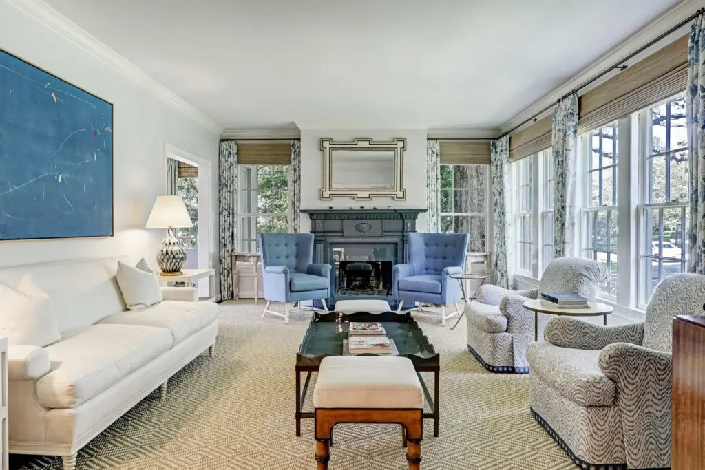 High ceilings and subtle molding give character to the home at 1902 Sunset Boulevard. (Photo by TK Images)