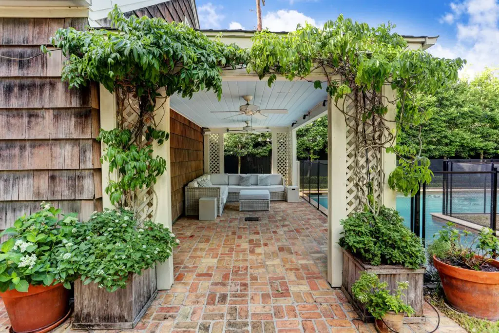 The outdoor seating area (Photo by TK Images)